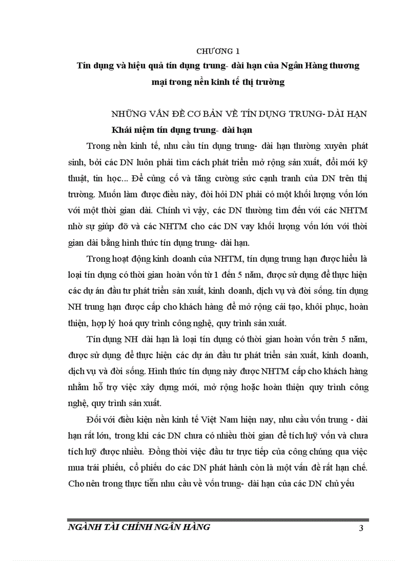 image for page Giải pháp nâng cao hiệu quả tín dụng trung dài hạn tại Ngân Hàng đầu tư và phát triển Việt Nam 1
