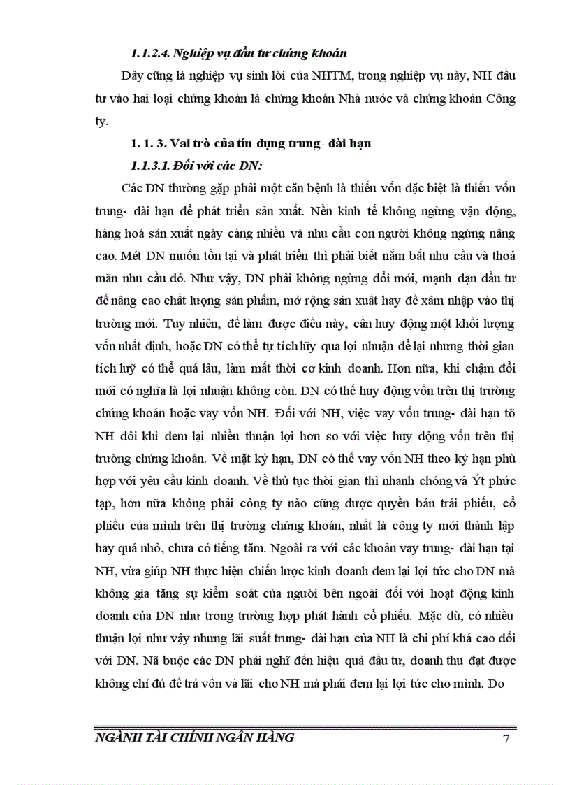 image for page Giải pháp nâng cao hiệu quả tín dụng trung dài hạn tại Ngân Hàng đầu tư và phát triển Việt Nam 1