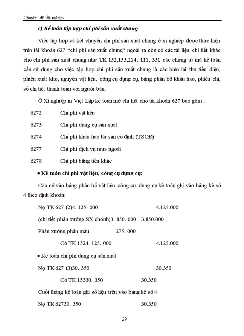 image for page Tổ chức kế toán chi phí sản xuất và tính giá thành sản phẩm 1