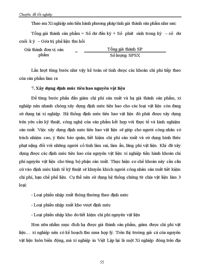 image for page Tổ chức kế toán chi phí sản xuất và tính giá thành sản phẩm 1
