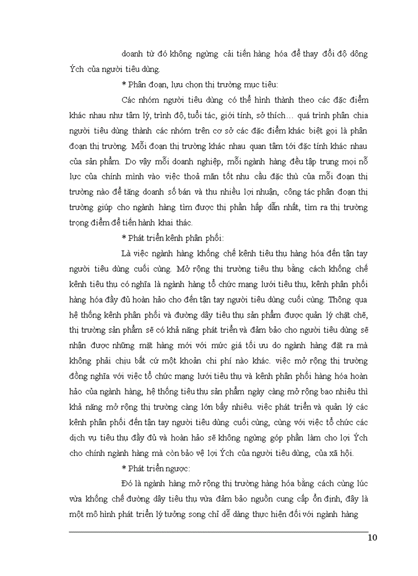 image for page Một số biện pháp nhằm mở rộng thị trường tiêu thụ sản phẩm của Công ty May Chiến Thắng 1