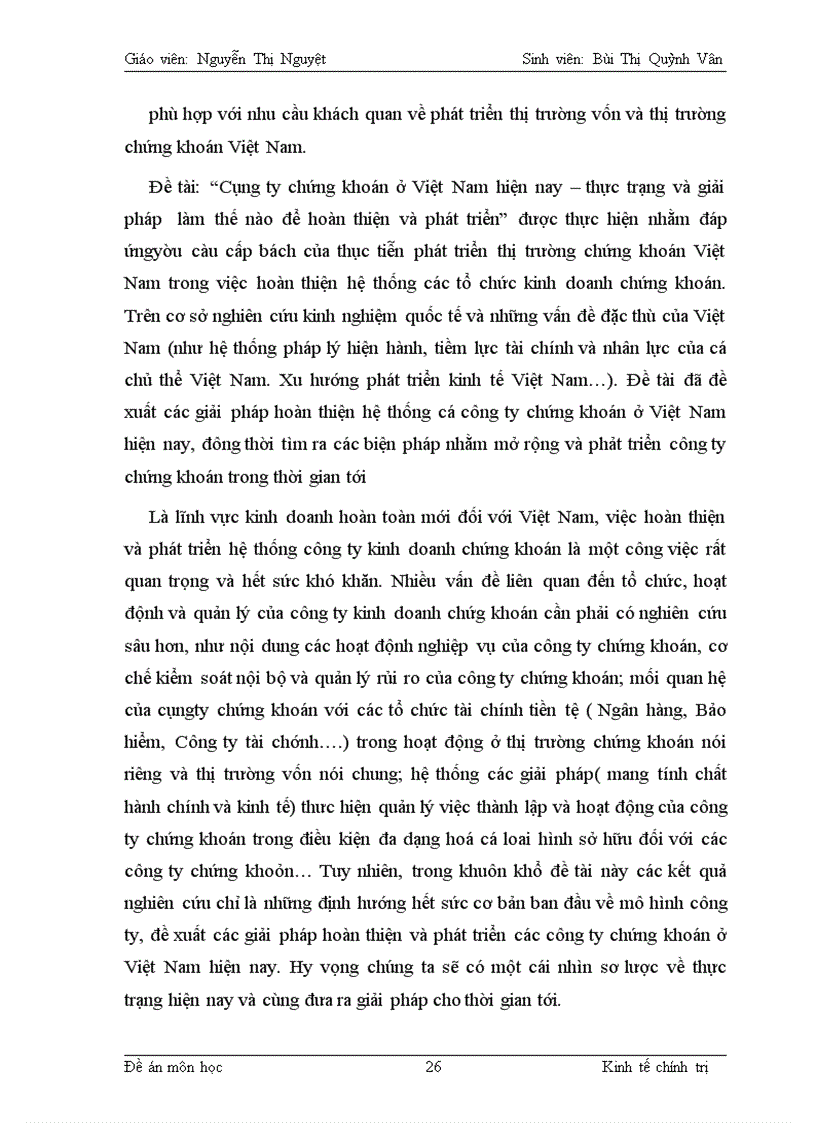 image for page Công ty chứng khoán ở Việt Nam hiện nay thực trạng và giải pháp