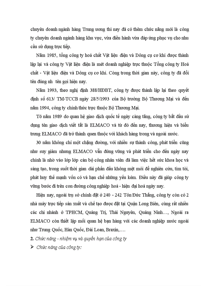 image for page Báo cáo thực tập tổng hợp tại công ty Vật liệu điện và Dụng cụ cơ khí