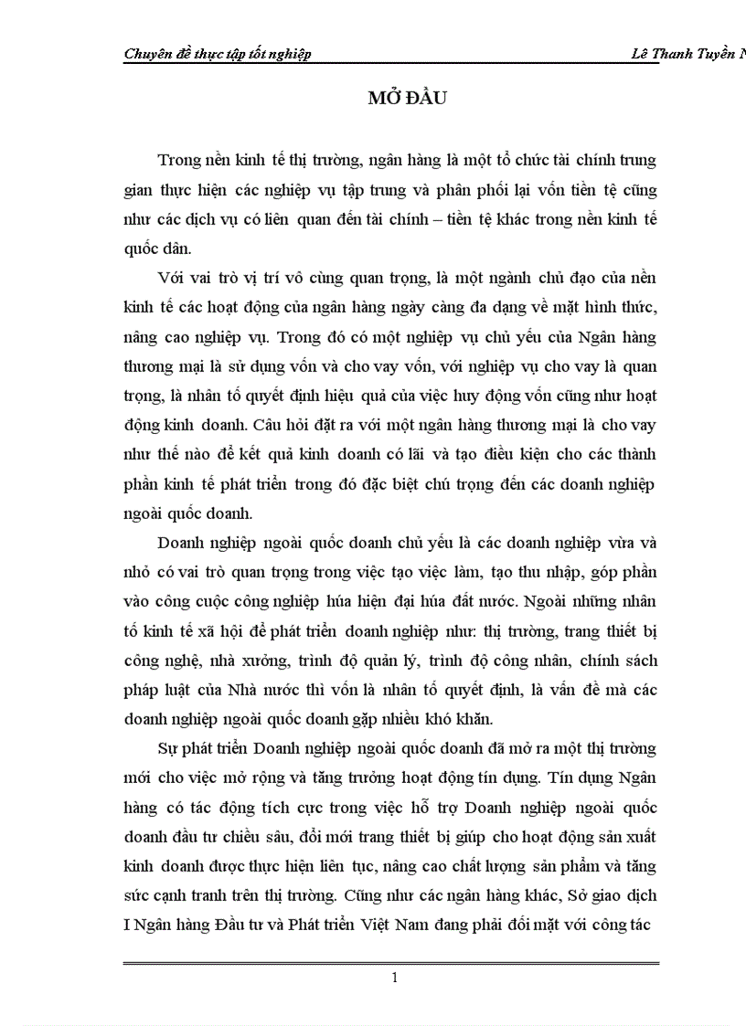 image for page Giải pháp mở rộng hoạt động cho vay đối với doanh nghiệp ngoài quốc doanh tại Sở giao dịch I Ngân hàng Đầu tư và Phát triển Việt Nam