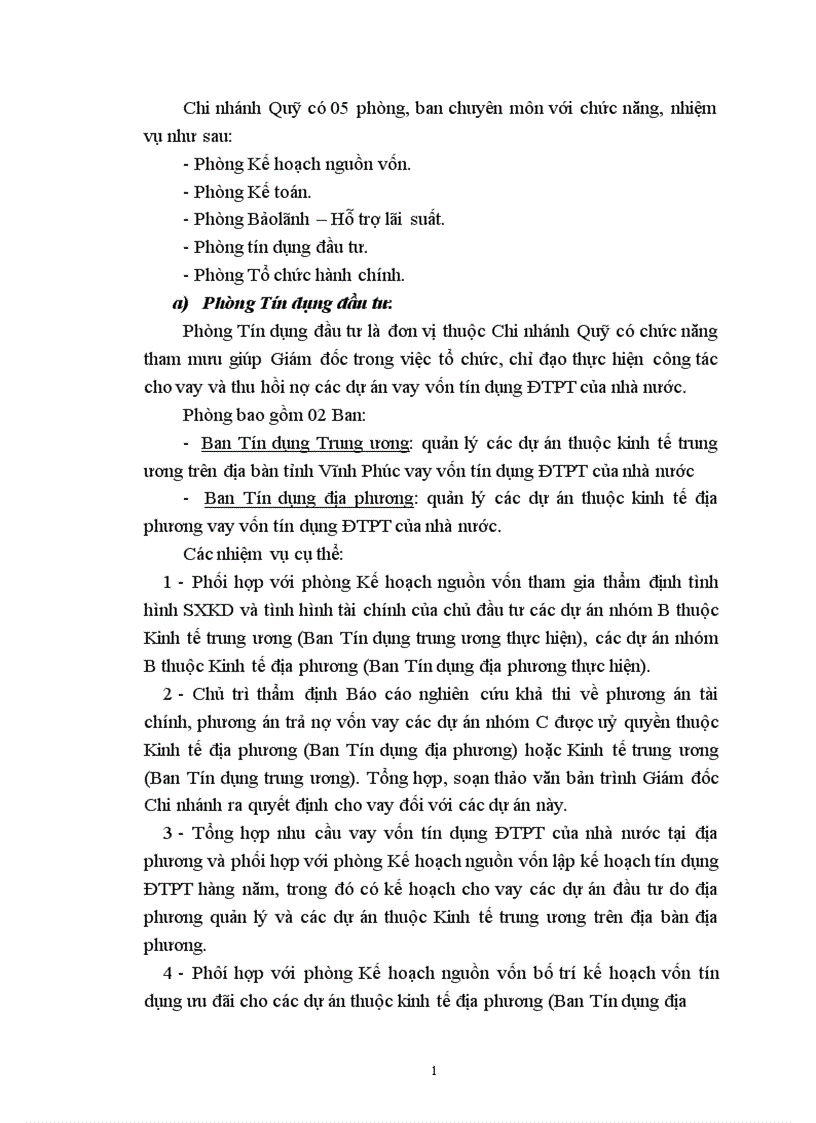 image for page Báo cáo tổng hợp về Quỹ Hỗ trợ phát triển Quỹ HTPT