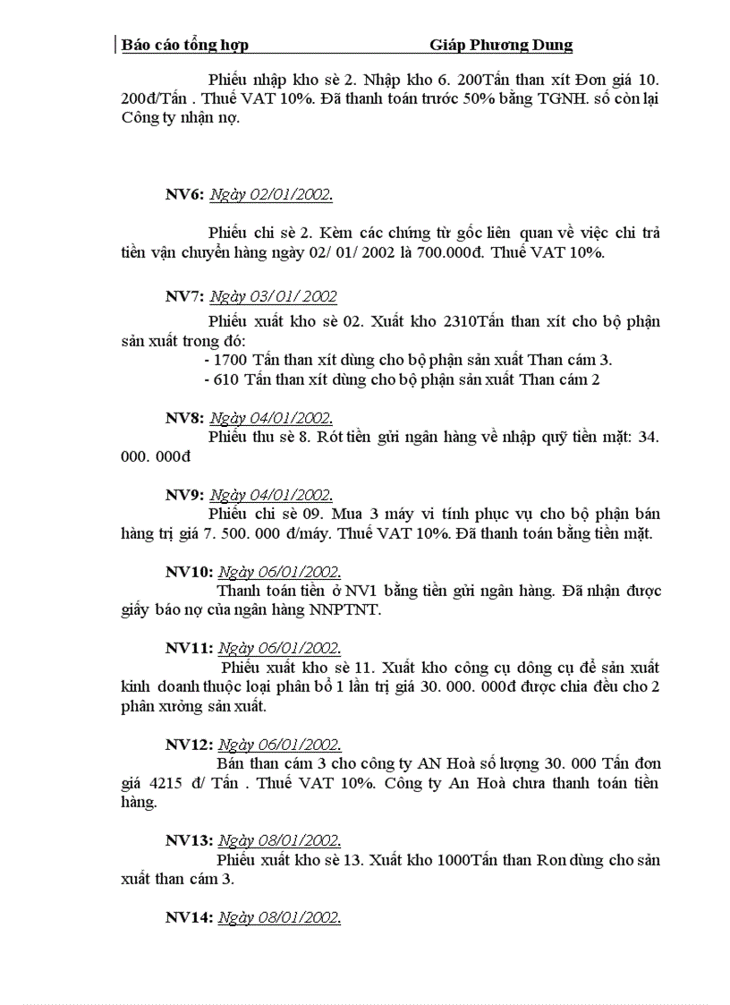 image for page công tác hạch toán tại Công ty Hoàng Gia