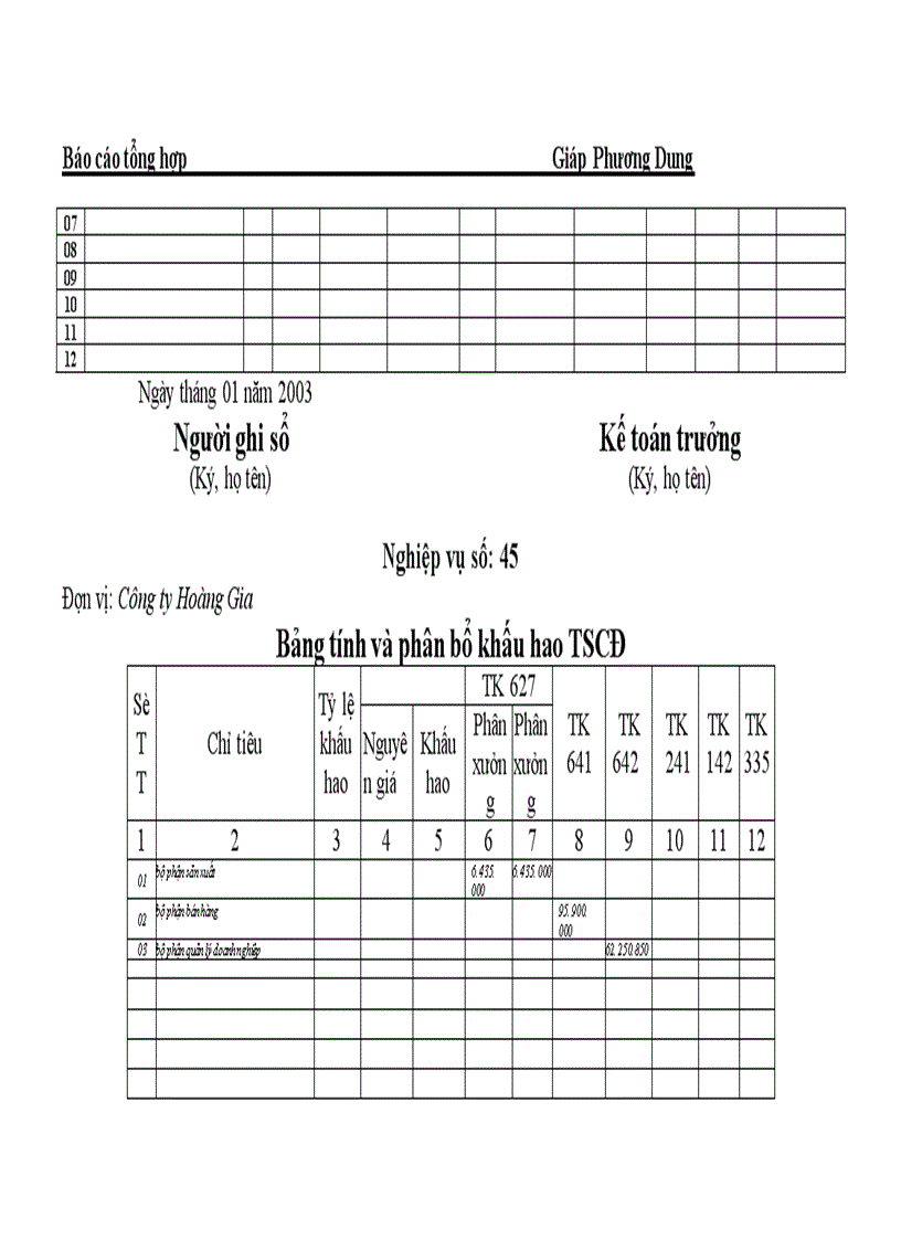 image for page công tác hạch toán tại Công ty Hoàng Gia
