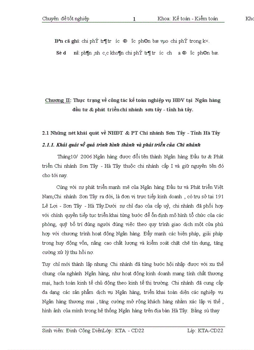 image for page Kế toán nghiệp vụ huy động vốn và giải pháp hoàn thiện kế toán nghiệp vụ huy động vốn tại Ngân hàng đầu tư Phát triển Chi nhánh Sơn Tây Tỉnh Hà Tây 1