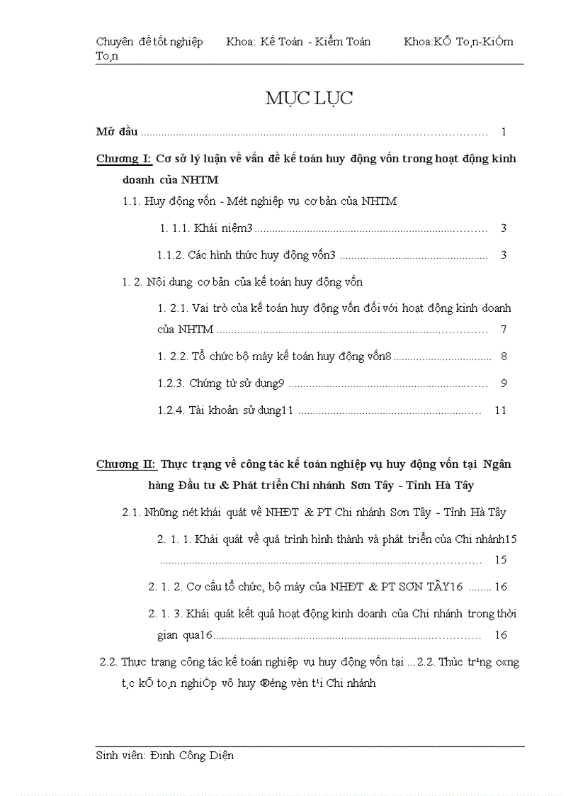 image for page Kế toán nghiệp vụ huy động vốn và giải pháp hoàn thiện kế toán nghiệp vụ huy động vốn tại Ngân hàng đầu tư Phát triển Chi nhánh Sơn Tây Tỉnh Hà Tây 1