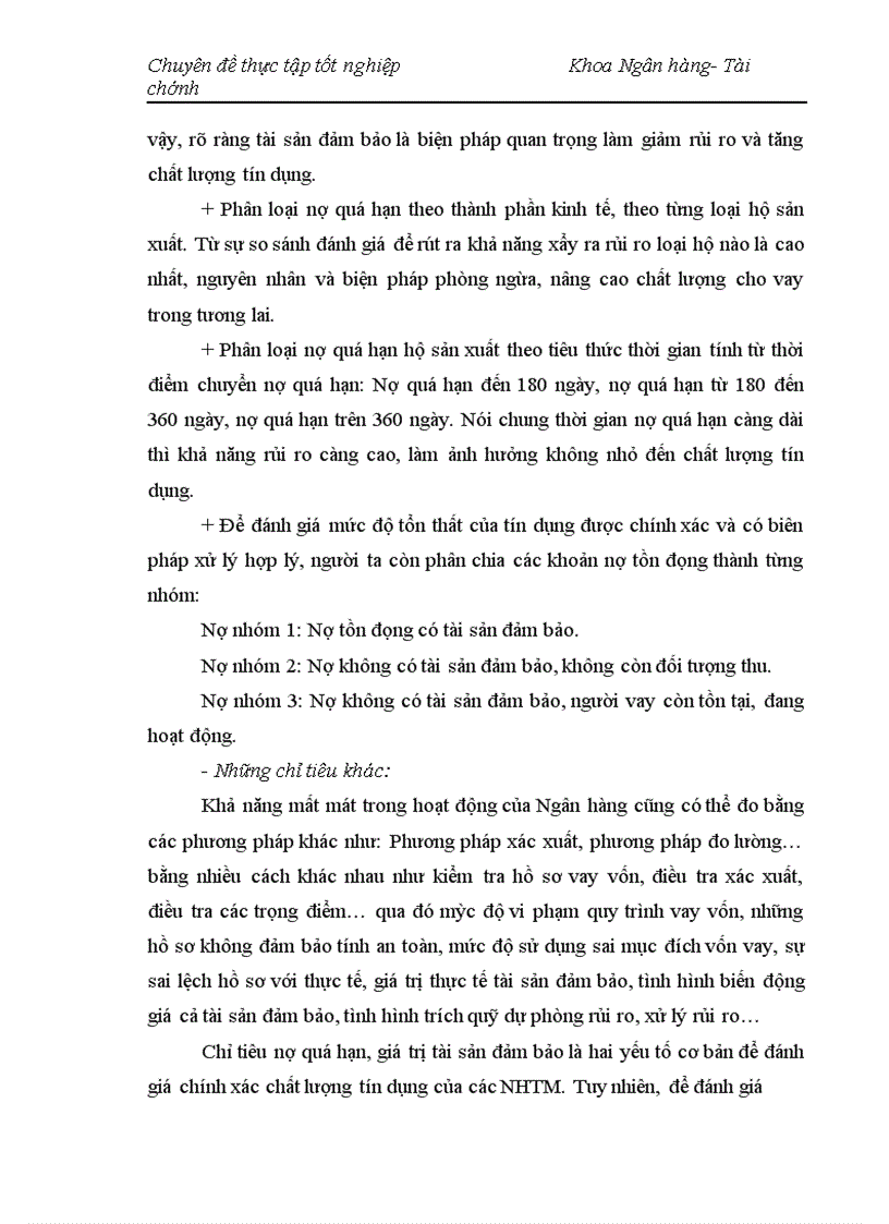 image for page Nâng cao chất lượng cho vay hộ sản xuất ở NHNo PTNT Thanh Trì Hà Nội 1