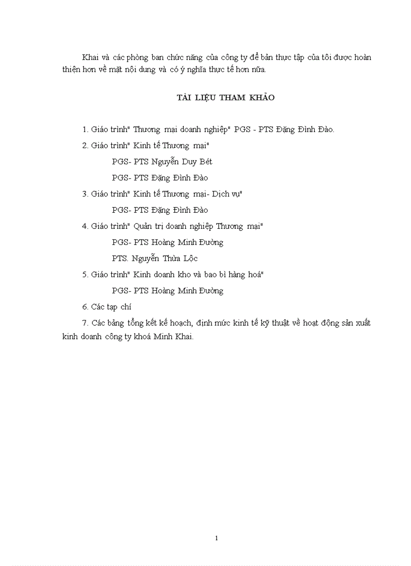 image for page Một số vấn đề về hoạt động đảm bảo vật tư cho sản xuất của công ty khoá Minh Khai 1