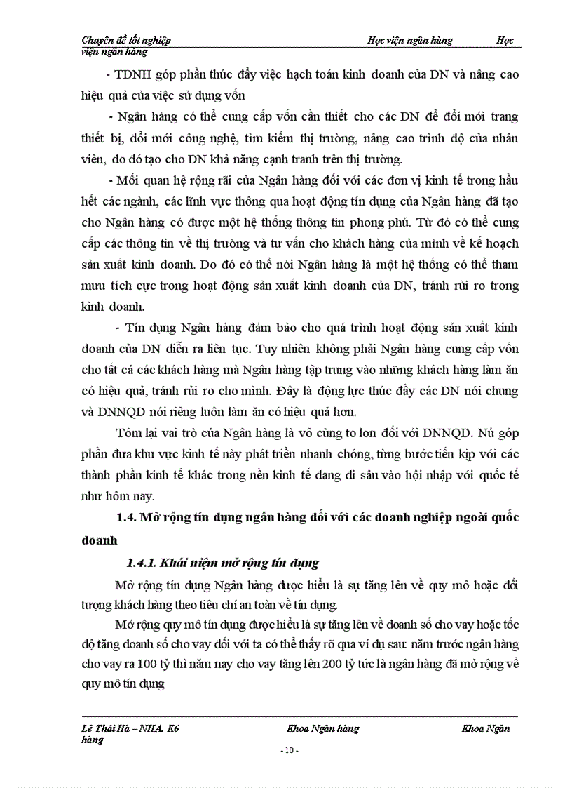 image for page Giải pháp mở rộng tín dụng đối với các Doanh nghiệp ngoài quốc doanh tại chi nhánh NHTM cổ phần Bắc Á Hà Nội 1