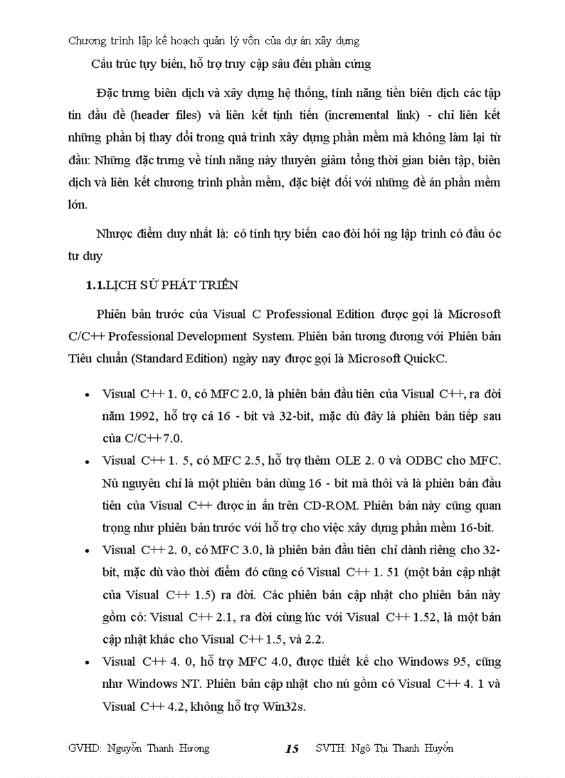 image for page Chương trình lập kế hoạch quản lý vốn của dự án xây dựng