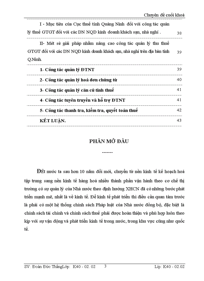 image for page Công tác quản lý thuế GTGT đối với DN NQD hoạt động trong lĩnh vực khách sạn nhà nghỉ trên địa bàn tỉnh Quảng Ninh