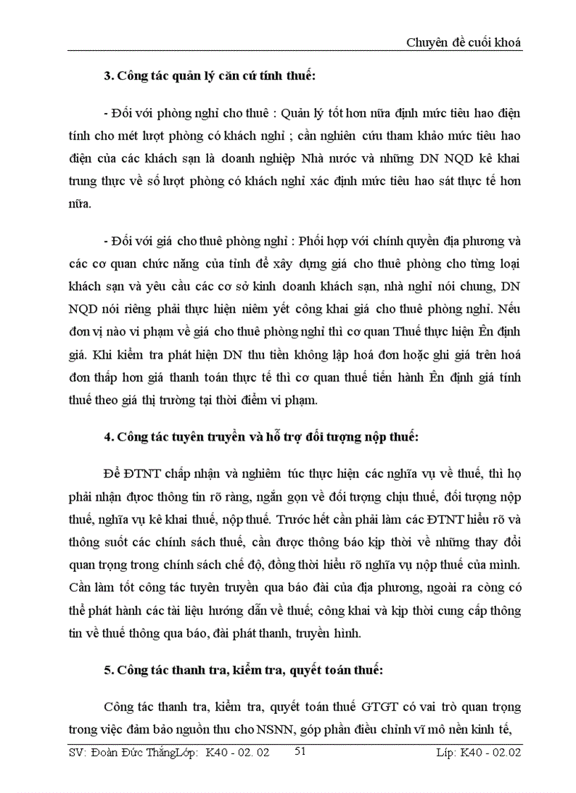 image for page Công tác quản lý thuế GTGT đối với DN NQD hoạt động trong lĩnh vực khách sạn nhà nghỉ trên địa bàn tỉnh Quảng Ninh