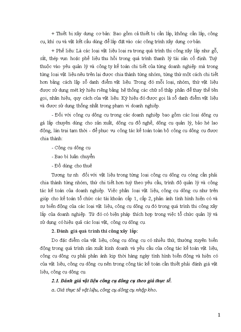 image for page Tổ chức công tác kế toán nguyên vật liệu công cụ dụng cụ ở công ty xây dựng số 34 1