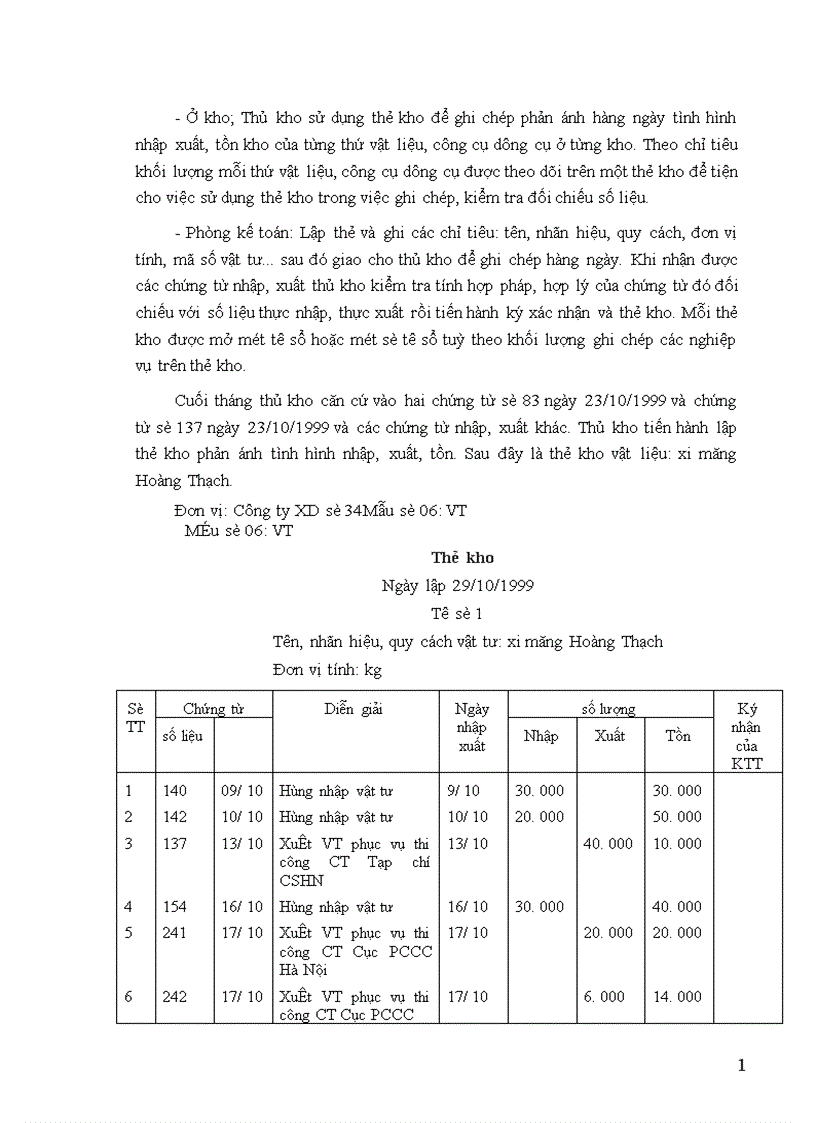 image for page Tổ chức công tác kế toán nguyên vật liệu công cụ dụng cụ ở công ty xây dựng số 34 1