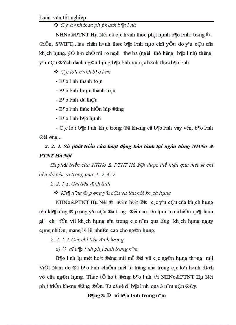 image for page Giải pháp phát triển hoạt động bảo lãnh tại ngân hàng nông nghiệp và phát triển nông thôn Hà Nội 1
