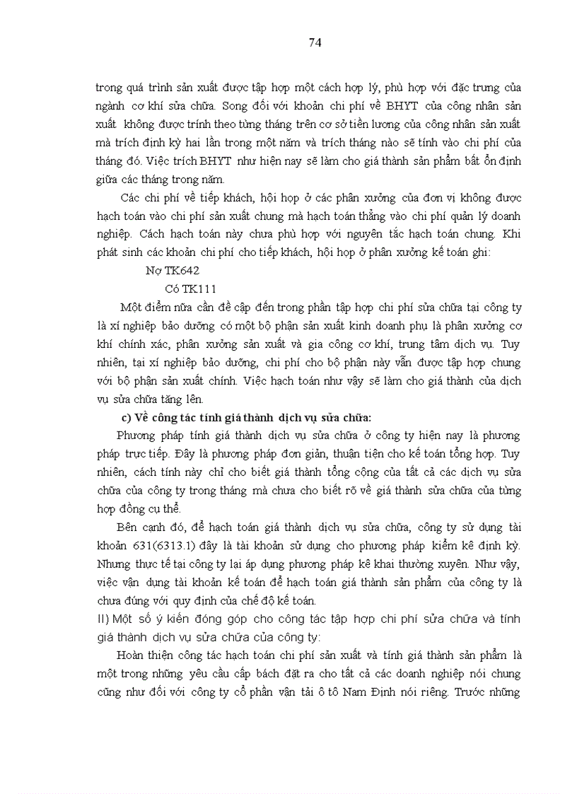 image for page Hoàn thiện công tác kế toán tập hợp chi phí sửa chữa và tính giá thành dịch vụ sửa chữa ở công ty cổ phần vận tải ô tô Nam Định 1