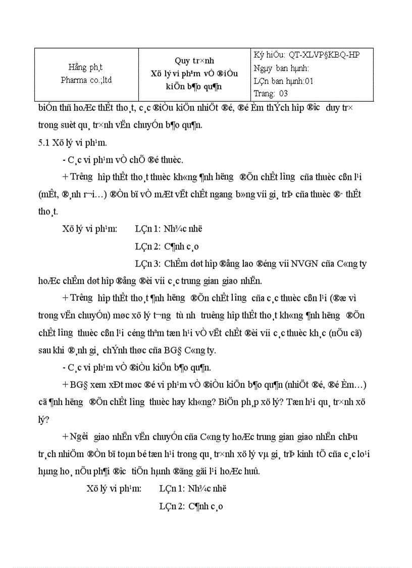 image for page Báo cáo thực tập tổng hợp tại Công ty tnhh thương mại và dược phẩm Hồng Phát