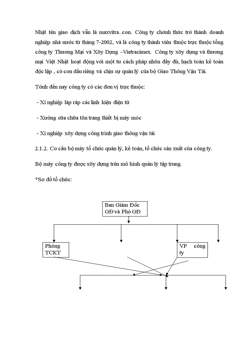 image for page Phân tích lợi nhuận và vấn đề nâng cao lợi nhuận trong công ty Xây Dựng và Thương mại Việt Nhật Maxvitra 1