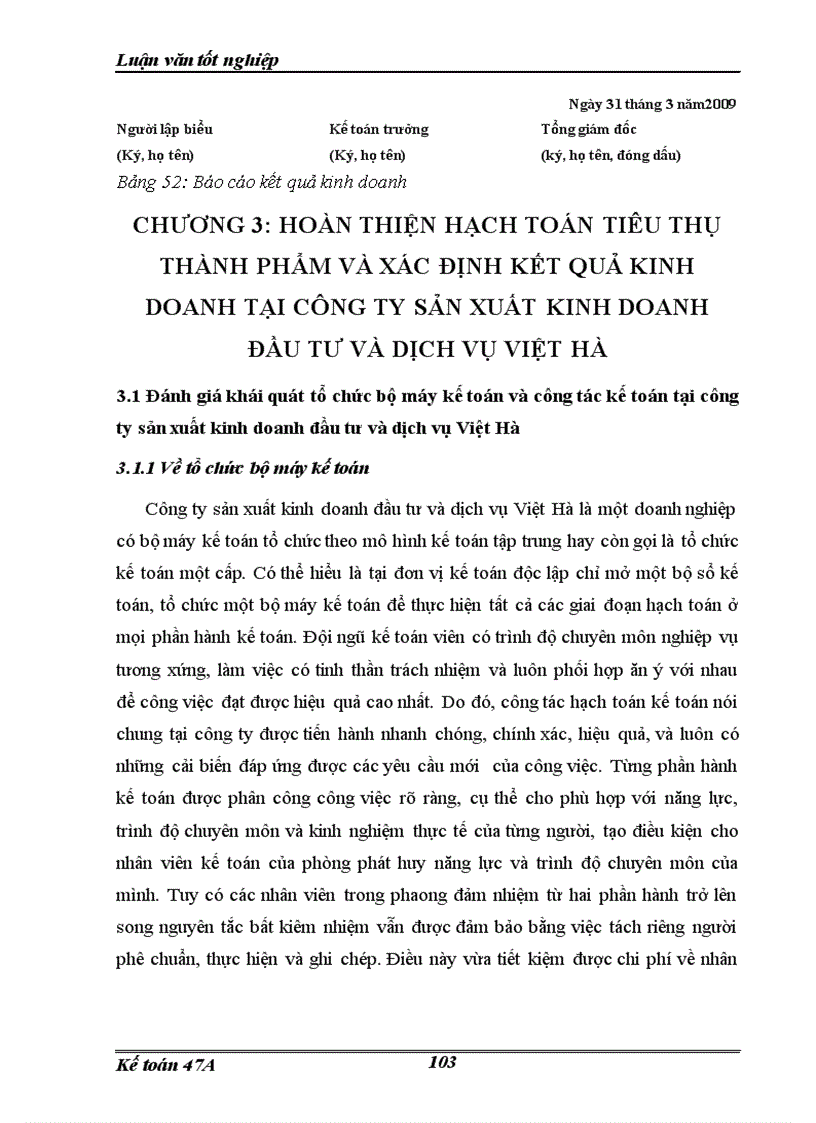 image for page Hoàn thiện hạch toán tiêu thụ thành phẩm và xác định kết quả kinh doanh tại công ty sản xuất kinh doanh đầu tư và dịch vụ Việt Hà 1