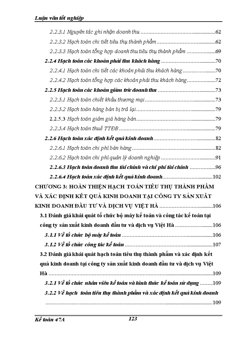 image for page Hoàn thiện hạch toán tiêu thụ thành phẩm và xác định kết quả kinh doanh tại công ty sản xuất kinh doanh đầu tư và dịch vụ Việt Hà 1