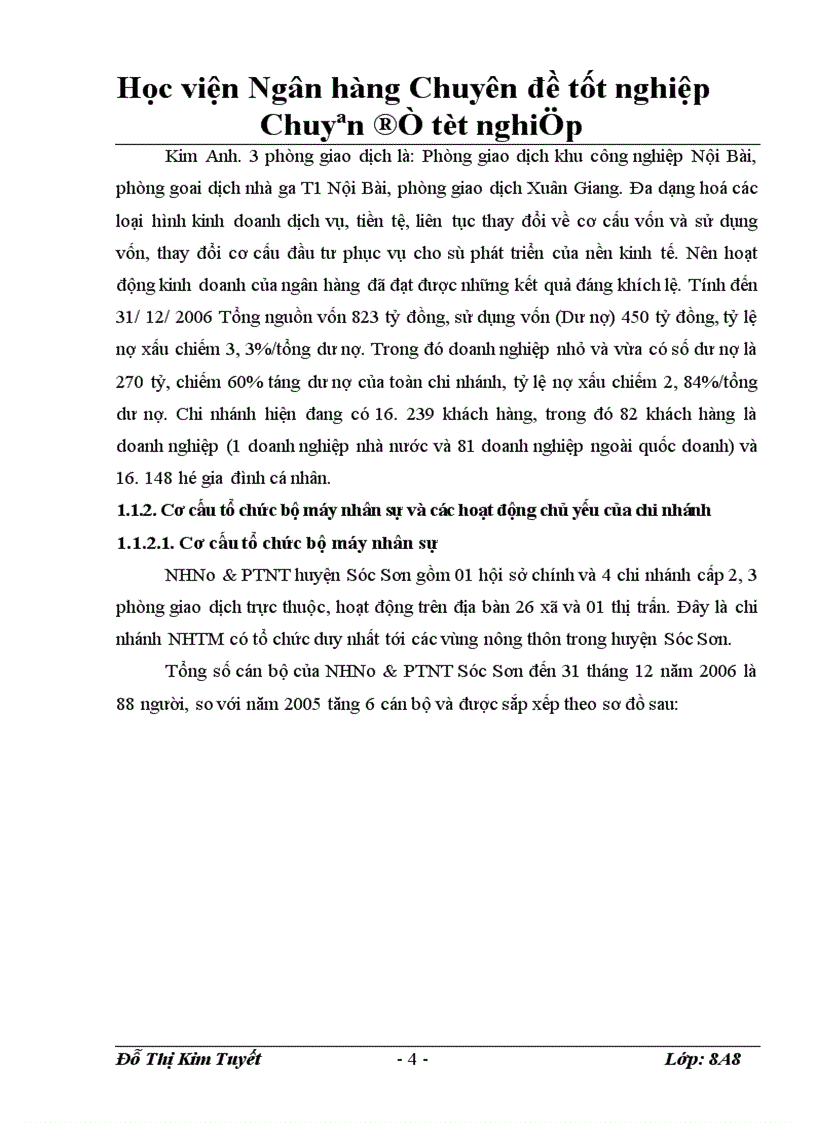 image for page Giải pháp nâng cao hiệu quả cho vay các doanh nghiệp nhỏ và vừa tại Ngân hàng Nông nghiệp và Phât triển Nông thôn Sóc Sơn 1