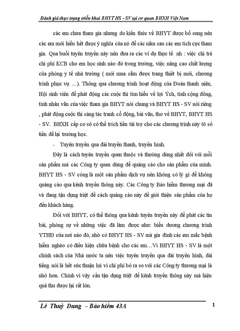 image for page Đánh giá thực trạng triển khai BHYT HS SV tại cơ quan Bảo hiểm xã hội Việt Nam 1