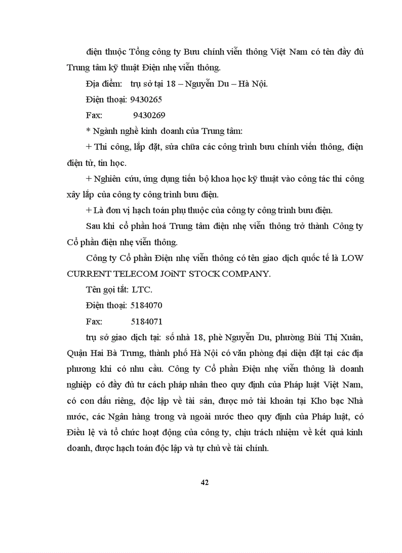 image for page Một số biện pháp nhằm nâng cao khả năng cạnh tranh của công ty cổ phần Điện nhẹ viễn thông 1