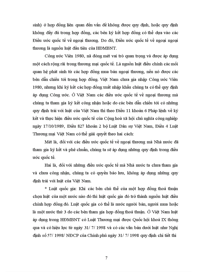 image for page Rủi ro trong thực hiện hợp đồng mua bán ngoại thương