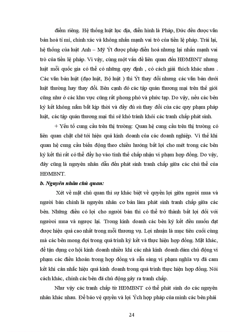 image for page Rủi ro trong thực hiện hợp đồng mua bán ngoại thương