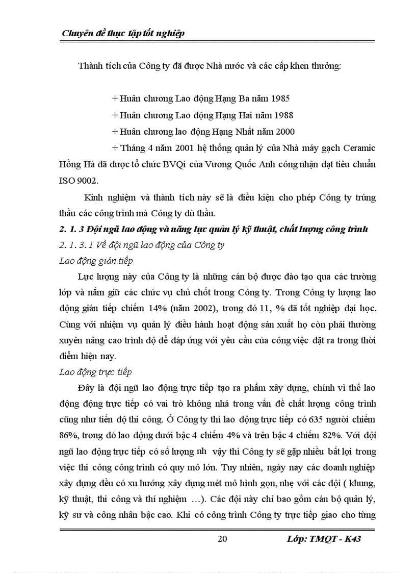 image for page Một số biện pháp nâng cao khả năng thắng thầu của Công ty xây dựng Hồng Hà 1