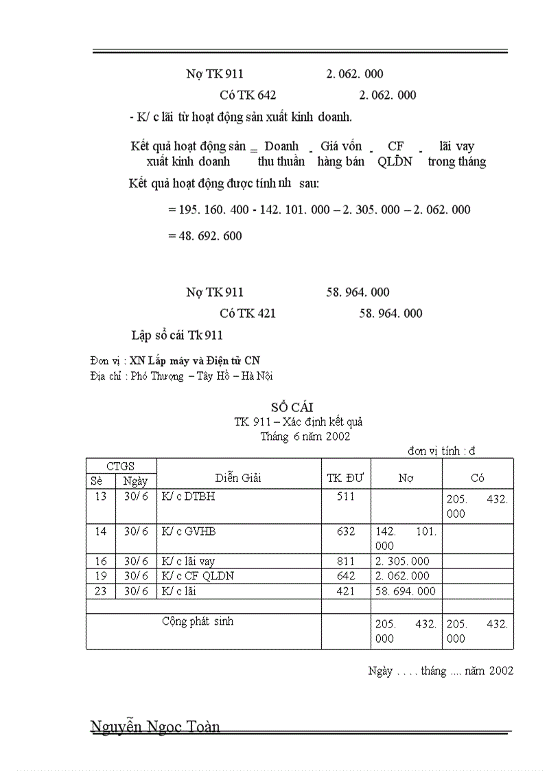 image for page Hạch toán kế toán tiêu thụ thành phẩm và xác định kết quả kinh doanh tại Xí Nghiệp Lắp Máy và Điện Tử Công Nghiệp Công Ty Lắp Máy 1