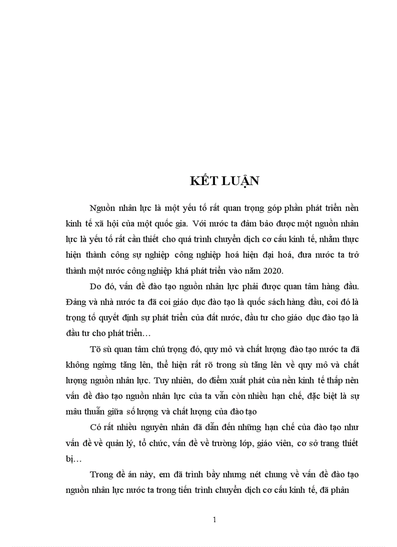 image for page Đào tạo phát triển nguồn nhân lực việt nam trong tiến trình chuyển dịch cơ cấu kinh tế 1