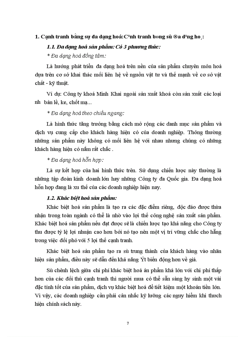 image for page Một số giải pháp để nâng cao khả năng cạnh tranh trong tiêu thụ sản phẩm của công ty khoá Minh Khai