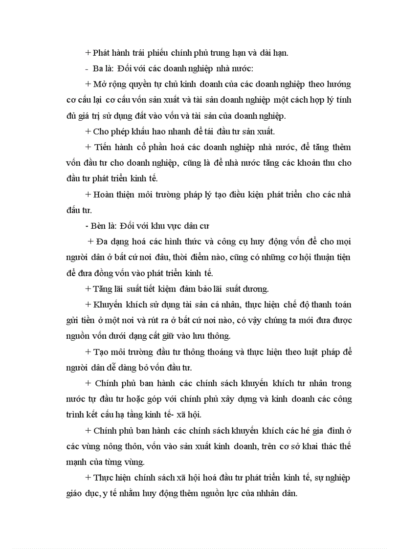 image for page Những biện pháp cơ bản để tăng cường huy động vốn đầu tư trong nước phục vụ cho phát triển kinh tế Việt nam trong giai đoạn hiện nay