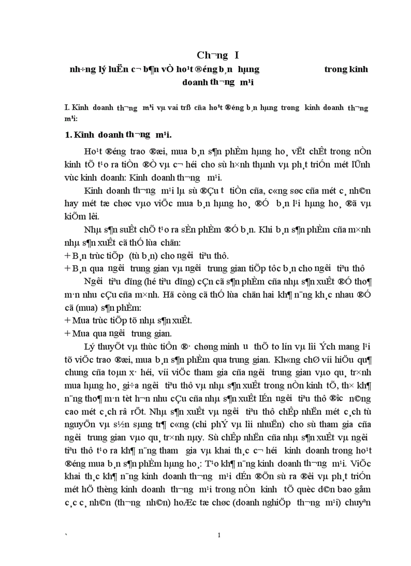 Phương hướng và biện pháp đẩy mạnh hoạt động bán hàng đối với sản phẩm đường của công ty thực phẩm miền bắc 1