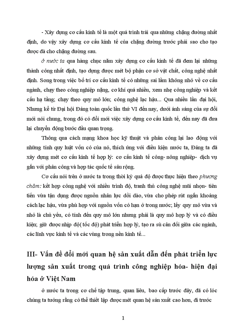 image for page Vấn đề đổi mới lực lượng sản xuất và quan hệ sản xuất trong quá trình công nghiệp hóa hiện đại hóa ở Việt Nam 1