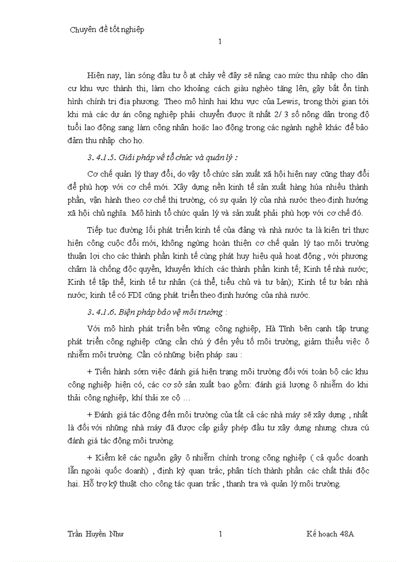 image for page Phương hướng phát triển công nghiệp Hà Tĩnh đến năm 2020