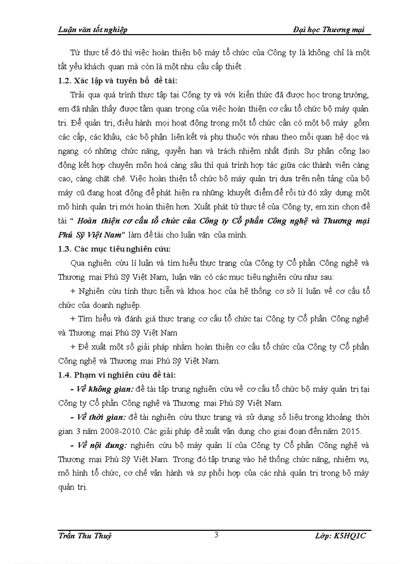 image for page Hoàn thiện cơ cấu tổ chức của Công ty Cổ phần Công nghệ và Thương mại Phú Sỹ Việt Nam 1