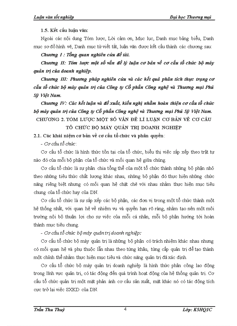 image for page Hoàn thiện cơ cấu tổ chức của Công ty Cổ phần Công nghệ và Thương mại Phú Sỹ Việt Nam 1