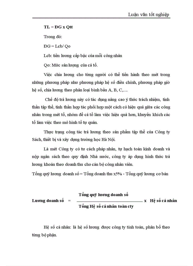 image for page Nghiên cứu xây dựng phương án trả lương khoán của Công ty Sách Thiết bị và Xây dựng Trường học Hà Nội 1