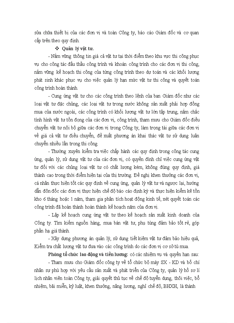image for page Thực trạng công tác hạch toán nguyên vật liệu và công cụ dụng cụ tại Công ty công trình đường thuỷ 1