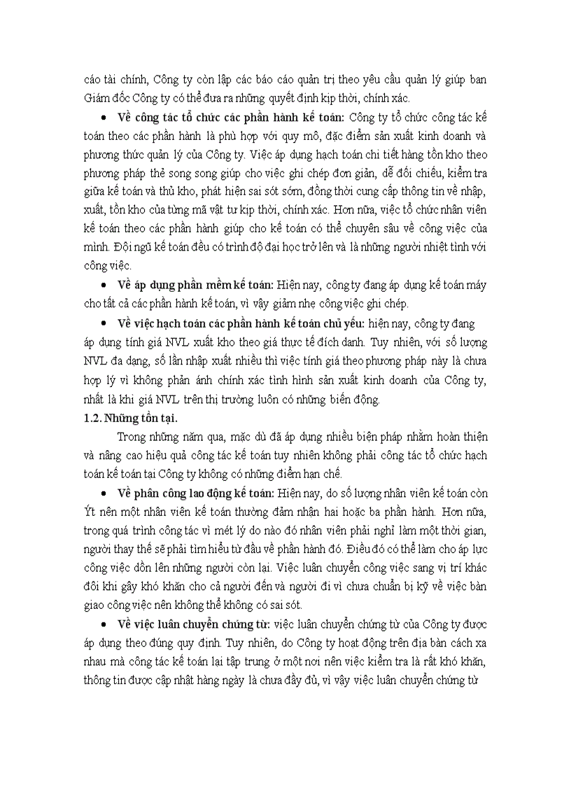 image for page Thực trạng công tác hạch toán nguyên vật liệu và công cụ dụng cụ tại Công ty công trình đường thuỷ 1