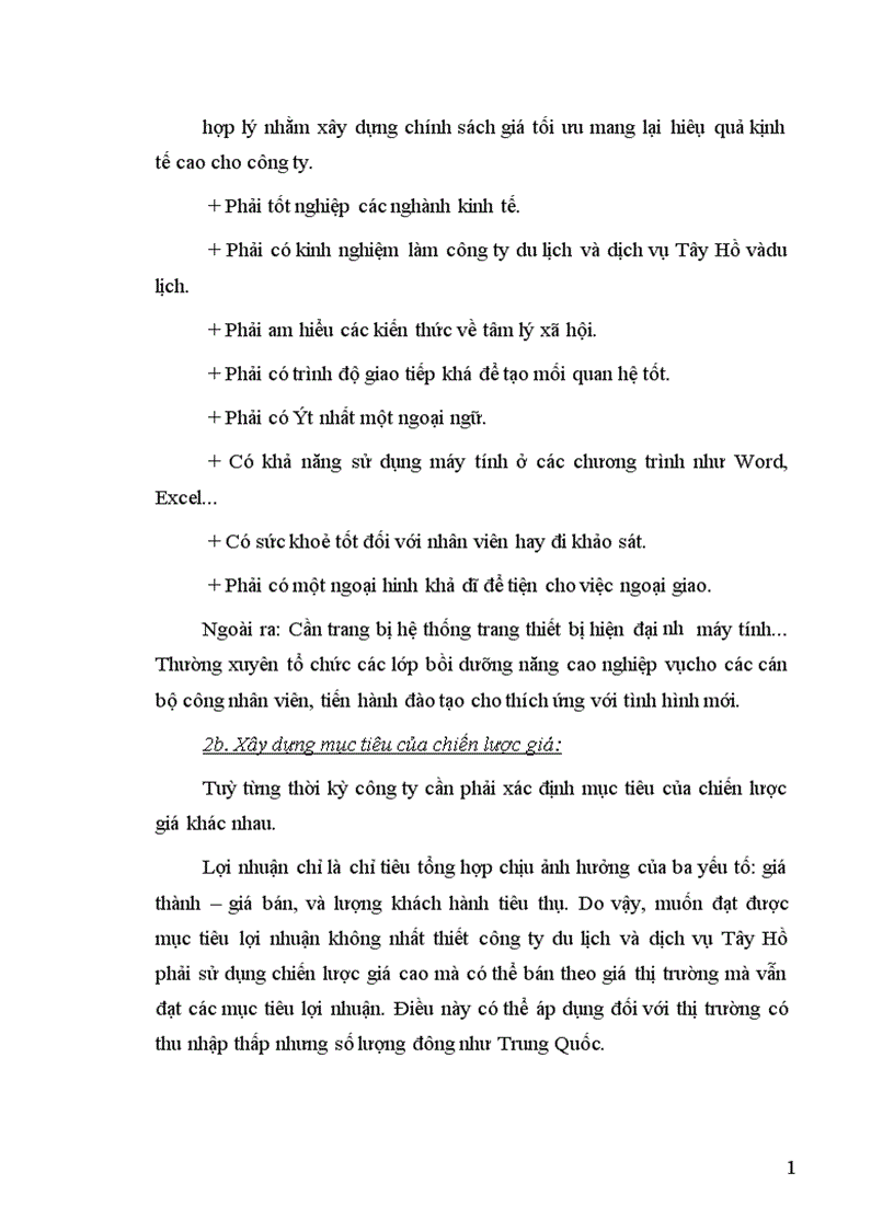 image for page Một số giải pháp nhằm mở rộng thị trường kinh doanh của công ty du lịch và dịch vụ Tây Hồ