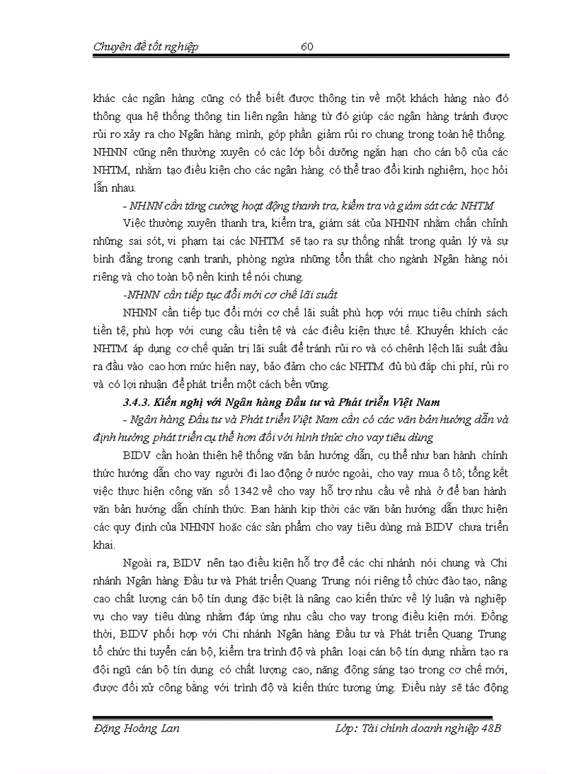 image for page Mở rộng cho vay tiêu dùng tại Ngân hàng Đầu tư và Phát triển Việt Nam Chi nhánh Quang Trung