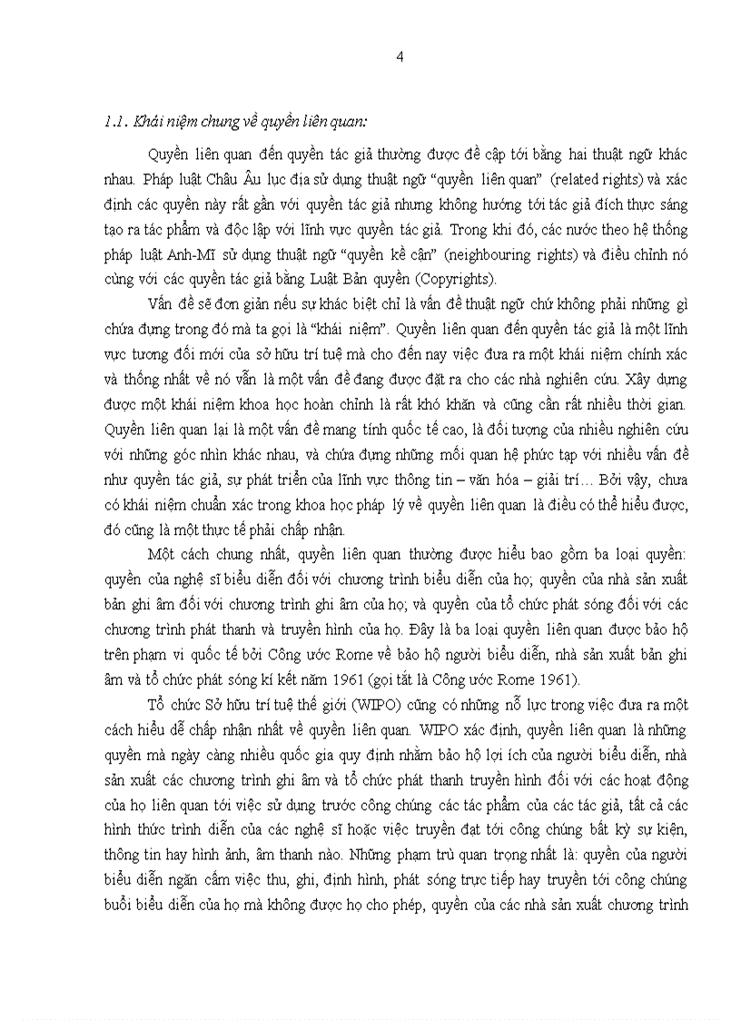 Quyền liên quan đến quyền tác giả Một số vấn đề lý luận và thực tiễn 1