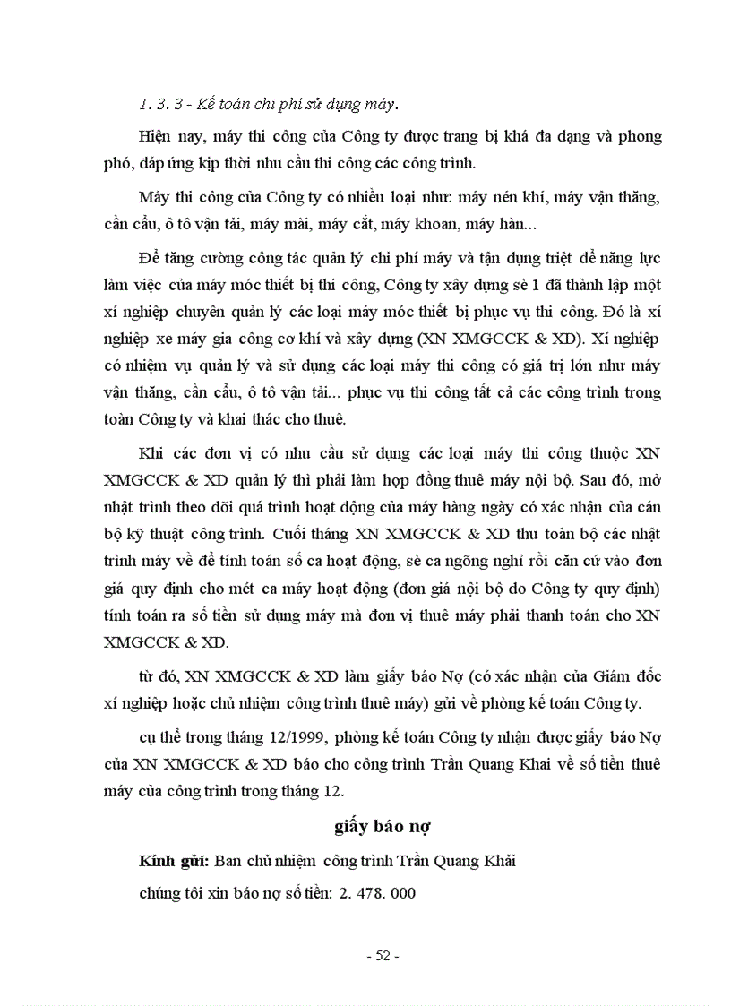 image for page Kế toán tập hợp chi phí sản xuất và tính giá thành sản phẩm xây lắp ở Công ty xây dựng số 1 1