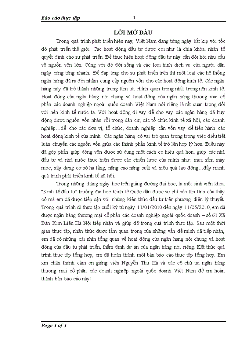 image for page Báo cáo thực tập tại Ngân hàng thương mại cổ phần các doanh nghiệp ngoài quốc doanh VPBank chi nhánh Kim Liên Hà Nội